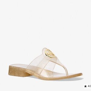 Michael Kors Gold Glitter Sandals